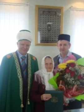 80-летний юбилей любимой учительницы токаевцев