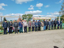 КАЗЫЙ ДУМ ЧР, ПОЛКОВНИК ЗАПАСА СЕИДЗАДА ХАЗРАТ ГИМАЕВ ПРИНЯЛ УЧАСТИЕ НА МЕРОПРИЯТИИ В ЧЕСТЬ ДНЯ ПОБЕДЫ В ВЕЛИКОЙ ОТЕЧЕСТВЕННОЙ ВОЙНЕ В ДЕРЕВНЕ ЧИЧКАНЫ
