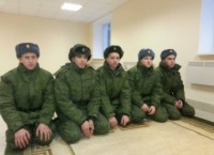 Хазраты проводили солдатов-срочников с насихатом