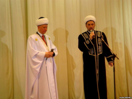 Мөфти Албир хәзрәт Крганов Татарстан мөфтие Илдус хәзрәт Фәизне юбилее белән котлады